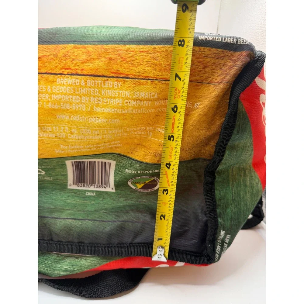 Red Stripe Beer Insulated Cooler Jamaican Lager Soft Lunch Box Shoulder Strap